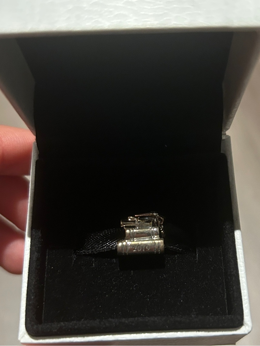 Pandora Graduation Books and Cap Silver Charm with 2019 engraving with Gift Box
